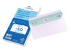 La Couronne - 50 Enveloppes recyclées DL 110 x 220 mm - 80 gr - sans fenêtre - blanc -  bande auto-adhésive
