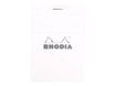 Rhodia - Bloc notes N°11 - A7 - 160 pages - petits carreaux - 80g - blanc