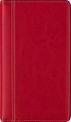 Agenda de poche spiralé Palermo Optivision - 1 semaine sur 2 pages - 9 x 16 cm - rouge - Brepols