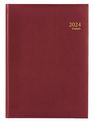 Agenda Lima Omega - 1 semaine sur 2 pages - 21 x 29 cm - bordeaux - Brepols