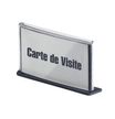 Plaque de signalisation Cinatur - Format carte de visite - Antracite