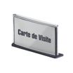Plaque de signalisation Cinatur - Format carte de visite - Aluminium