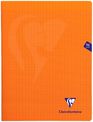 Clairefontaine Mimesys - Cahier polypro 24 x 32 cm - 96 pages - grands carreaux (Seyes) - orange