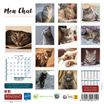 Calendrier illustré BOUCHUT 15 x 15 cm MON CHAT Pefc 70 %