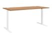 Bureau YES ! - 120 cm - Pieds métal fixes - Blanc