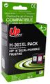 Cartouche remanufacturée HP 302XL - pack de 2 - noir, cyan, magenta, jaune - Uprint