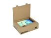 Boîte postale d'expédition format M - 32,5 cm x 24 cm x 10,5 cm - kraft - Logistipack