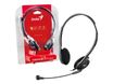 Genius HS-200C - Casque filaire avec micro - gris