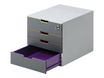 Durable Varicolor Safe - Module de classement 4 tiroirs - multicolore