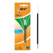 BIC 4 Couleurs - 2 Recharges pour stylo à bille - vert - 1 mm