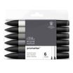 ProMarker - Pack de 6 marqueurs double pointe - tons neutres