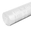 CGMP Damassé - Rouleau de nappe jetable - blanc - 1 x 10 m