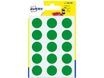 Avery - 90 Pastilles adhésives - vert - diamètre 19 mm