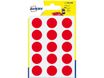 Avery - 90 Pastilles adhésives - rouge - diamètre 19 mm