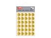 Apli - 3 feuilles gommettes - or