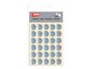 Apli - 3 feuilles gommettes - argent