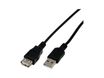 MCL Samar - Rallonge de câble USB 2.0 type A (M) vers USB 2.0 type A (F) - 5 m