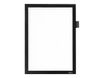 Durable Duraframe Note - Cadre d'affichage adhésif - A4 - noir - avec porte-stylo