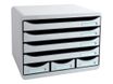 Exacompta Store-Box - Module de classement à l'italienne 7 tiroirs - gris