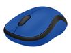 Logitech M220 - souris sans fil silencieuse - bleu