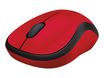 Logitech M220 - souris sans fil silencieuse - rouge