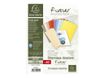 Exacompta Forever 180 - 50 Chemises - 170 gr - pour 200 feuilles - couleurs assorties