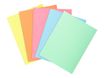 Exacompta Super 60 - 100 Sous-chemises - 60 gr - pour 100 feuilles - couleurs pastels assorties