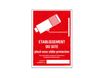 Pickup - Plaque de signalisation - 230 x 330 mm - site sous vidéopretection
