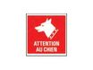 Pickup - Pictogramme - Attention au chien - 150 x 150 mm