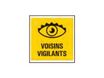 Pickup - Pictogramme - Voisins vigilants - 150 x 150 mm