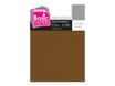 Pickup - Carton de lin - A4 (210 x 297 mm) - 215 g/m² - 10 feuilles - marron moyen