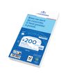 La Couronne - 200 Enveloppes précasées DL 110x220 mm - 80 gr - sans fenêtre - blanc - bande auto-adhésive
