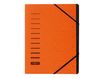 Pagna Office - Trieur à fenêtres 7 positions - orange