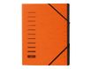Pagna Office - Trieur à fenêtres 12 positions - orange
