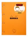 Rhodia - Pack de 3 Blocs notes - A4+ - 160 pages - grands carreaux - perforées