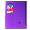 Clairefontaine Koverbook - Cahier polypro 24 x 32 cm - 96 pages - grands carreaux (Seyes) - violet