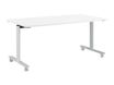 Table de réunion mobile et rabattable YES ! - 140 cm - Blanc