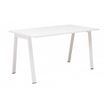 Bureau ARPE - 120 cm - Pieds métal - Blanc