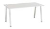 Bureau ARPE - 150 cm - Pieds métal - Blanc