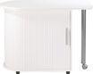 Table pivotante et meuble de rangement - Blanc