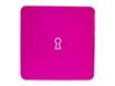 Armoire murale à clés multiBox "Key holder" - Motif serrure - rose