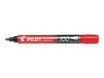 Pilot 100 - Marqueur permanent - pointe ogive - rouge