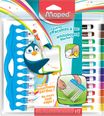 Maped Marker'Peps - Pack de 12 marqueurs effaçables - pointe moyenne - couleurs amusantes assorties