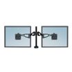 Fellowes Professional Series - Bras porte-écran double jusqu'à 26" - angle et hauteur ajustable