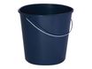 Tampel Ecoline - Seau de ménage bleu foncé - anse métal - 12L