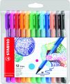 STABILO PointMax - 12 feutres d'écriture - pointe moyenne - couleurs assorties