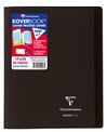Clairefontaine Koverbook - Cahier polypro 17 x 22 cm - 96 pages - grands carreaux (Seyes) - noir