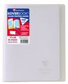 Clairefontaine Koverbook - Cahier polypro 17 x 22 cm - 96 pages - grands carreaux (Seyes) - transparent