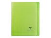 Clairefontaine Koverbook - Cahier polypro 17 x 22 cm - 96 pages - grands carreaux (Seyes) - vert
