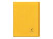 Clairefontaine Koverbook - Cahier polypro 17 x 22 cm - 96 pages - grands carreaux (Seyes) - jaune